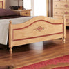 MOBILI-2G---LETTO-SAGOMATO-MATRIMONIALE-AVORIO-ANTICO-FILO-ROSSO-IN-LEGNO