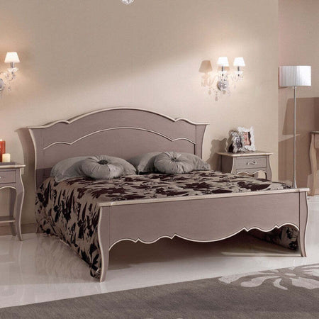 MOBILI-2G---LETTO-SAGOMATO-MATRIMONIALE-BICOLORE-TORTORA-IN-LEGNO