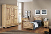 MOBILI-2G---LETTO-SAGOMATO-SINGOLO-AVORIO-ANTICO-FILO-ROSSO-IN-LEGNO