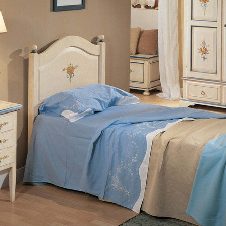 MOBILI-2G---LETTO-SAGOMATO-SINGOLO-BIANCO-FILO-BLU-IN-LEGNO