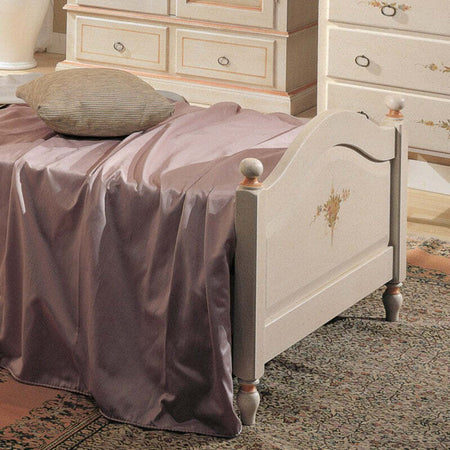 MOBILI-2G---LETTO-SAGOMATO-SINGOLO-BIANCO-FILO-ROSA-IN-LEGNO