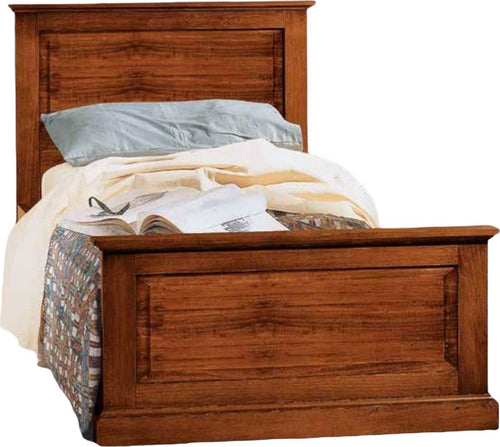 MOBILI-2G---Letto-singolo-classico-legno-tinta-noce-L.103-H-110-P-209