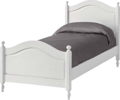 MOBILI-2G---LETTO-SINGOLO-CLASSICO-SHABBY-BIANCO-100x212x112