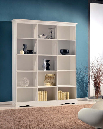 MOBILI-2G---LIBRERIA-A-GIORNO-CLASSICA-LEGNO-BIANCO-156X38X205
