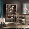 MOBILI-2G---LIBRERIA-A-GIORNO-IN-LEGNO-3-CASSETTI-LACCATO-TORTORA-L.161-P.48-H.215