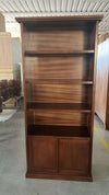 MOBILI-2G---LIBRERIA-ARTE-POVERA-2-ANTE-IN-LEGNO-TINTA-NOCE-90X41X186