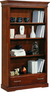 MOBILI-2G---LIBRERIA-ARTE-POVERA-3-RIPIANI-IN-LEGNO-TINTA-NOCE-L.108-P.40-H.200