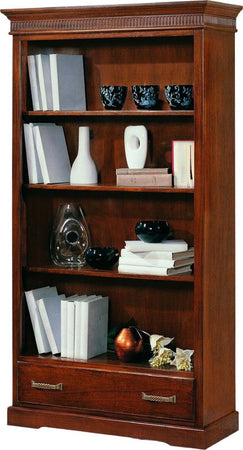 MOBILI-2G---LIBRERIA-ARTE-POVERA-3-RIPIANI-IN-LEGNO-TINTA-NOCE-L.108-P.40-H.200