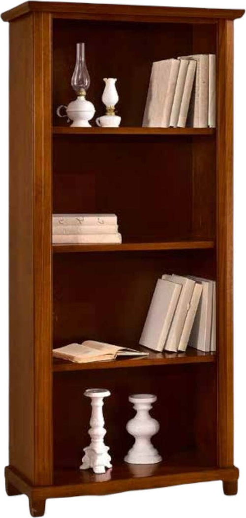 MOBILI-2G---LIBRERIA-ARTE-POVERA-IN-LEGNO-TINTA-NOCE-L.87-P.40-H.189