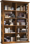 MOBILI-2G---LIBRERIA-CLASSICA-10-RIPIANI-IN-LEGNO-BASSANO-133X40X191