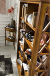 MOBILI-2G---LIBRERIA-CLASSICA-10-RIPIANI-IN-LEGNO-BASSANO-133X40X191