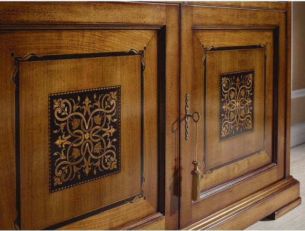 MOBILI-2G---LIBRERIA-CLASSICA-2-PORTE-IN-LEGNO-BASSANO-139X42X205