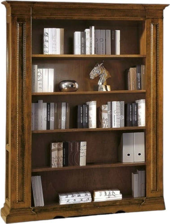 MOBILI-2G---LIBRERIA-CLASSICA-5-RIPIANI-IN-LEGNO-BASSANO-160X43X206