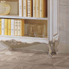 MOBILI-2G---Libreria-classica-legno-shabby-bianco-argento-130X50x150