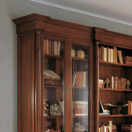 MOBILI-2G---LIBRERIA-STUDIO-CLASSICA-IN-LEGNO-BASSANO-306X56X240