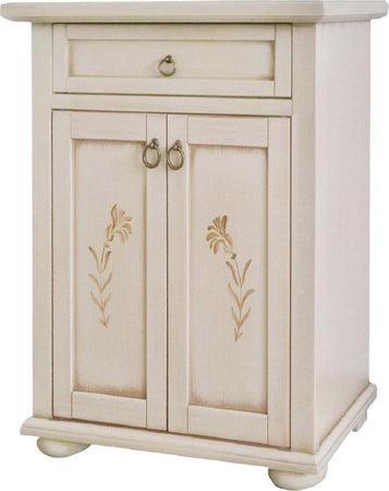 MOBILI-2G---MADIA-CREDENZA-2-PORTE-1-CASSETTO-AVORIO-PATINATO-L.64-P.32-H.81