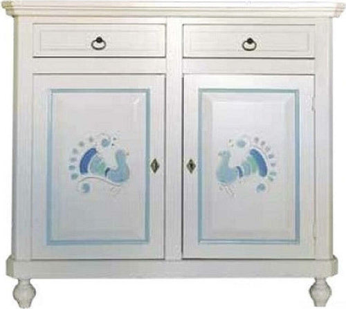 MOBILI-2G---MADIA-CREDENZA-2-PORTE-2-IN-LEGNO-SHABBY-BIANCO-103X43X98