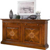 MOBILI-2G---MADIA-CREDENZA-2-PORTE-IN-LEGNO-INTARSIATA-TINTA-NOCE-L.215-P.54-H.122