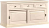 MOBILI-2G---MADIA-CREDENZA-2-PORTE-SCORREVOLI-LEGNO-AVORIO-L.157-P.53-H.78