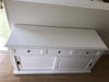 MOBILI-2G---MADIA-CREDENZA-2-PORTE-SCORREVOLI-LEGNO-BIANCO-L.157-P.53-H.78