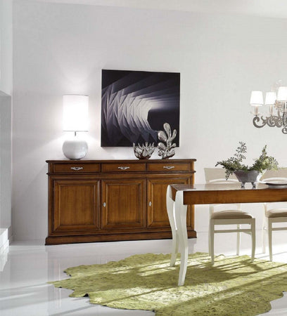 MOBILI-2G---MADIA-CREDENZA-3-PORTE-3-IN-LEGNO-TINTA-NOCE-L.180-x-P.48-H.100