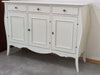 MOBILI-2G---MADIA-CREDENZA-3-PORTE-IN-LEGNO-BIANCO-OPACO-L.151.P.50-H.105