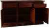 MOBILI-2G---Madia-credenza-3-porte-massello-pino-rustica-tinta-noce-147X45X85