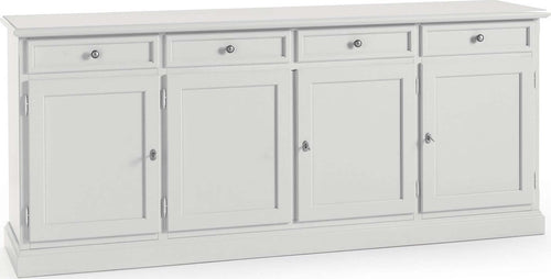 MOBILI-2G---Madia-Credenza-4-porte-4-cassetti-Arte-povera-bianco-sporco-203x42x86