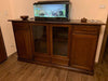 MOBILI-2G---MADIA-CREDENZA-4-PORTE-LEGNO-TINTA-NOCE-L.205-P.49-H.113
