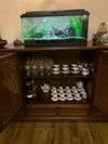 MOBILI-2G---MADIA-CREDENZA-4-PORTE-LEGNO-TINTA-NOCE-L.205-P.49-H.113