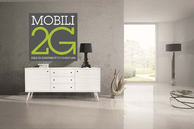 MOBILI-2G---MADIA-CREDENZA-ABETE-SPAZZOLATO-BIANCO-185X50X84