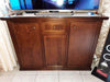 MOBILI-2G---MADIA-CREDENZA-ARTE-POVERA-3-PORTE-1-CASSETTO-NOCE-SCURO-L.120-P.39-H.85