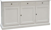 MOBILI-2G---MADIA-CREDENZA-ARTE-POVERA-3-PORTE-LEGNO-BIANCO-156X42X85