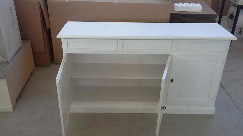 MOBILI-2G---MADIA-CREDENZA-ARTE-POVERA-3-PORTE-LEGNO-BIANCO-156X42X85
