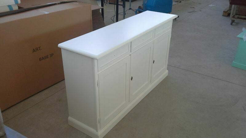 MOBILI-2G---MADIA-CREDENZA-ARTE-POVERA-3-PORTE-LEGNO-BIANCO-156X42X85