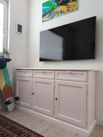 MOBILI-2G---MADIA-CREDENZA-ARTE-POVERA-3-PORTE-LEGNO-BIANCO-156X42X85
