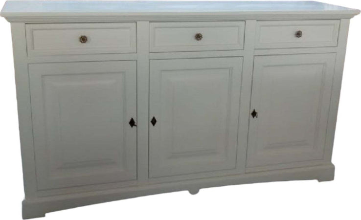 MOBILI-2G---MADIA-CREDENZA-ARTE-POVERA-3-PORTE-LEGNO-BIANCO-170x46x96