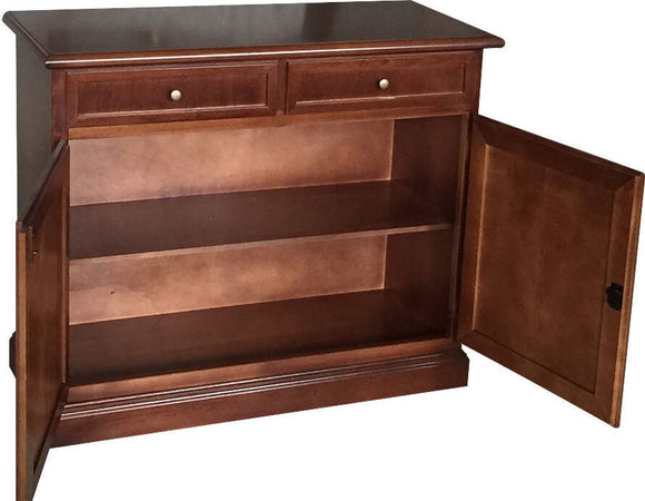 MOBILI-2G---MADIA-CREDENZA-ARTE-POVERA-IN-LEGNO-2-ANTE-TINTA-NOCE-105X42X85
