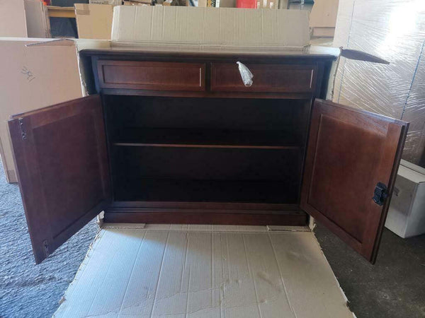 MOBILI-2G---MADIA-CREDENZA-ARTE-POVERA-IN-LEGNO-2-ANTE-TINTA-NOCE-105X42X85