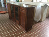 MOBILI-2G---MADIA-CREDENZA-ARTE-POVERA-IN-LEGNO-4-PORTE-TINTA-NOCE-L.205-P.49-H.113