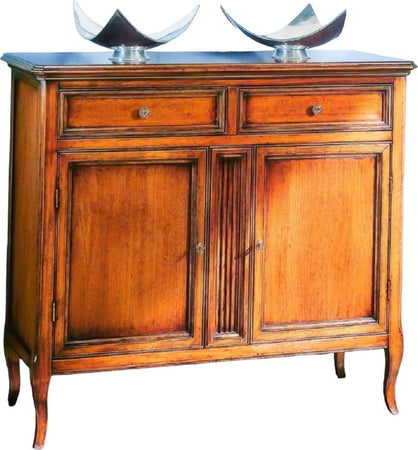 MOBILI-2G---MADIA-CREDENZA-CLASSICA-2-PORTE-IN-LEGNO-GREZZO-L.100-P.40-H.90