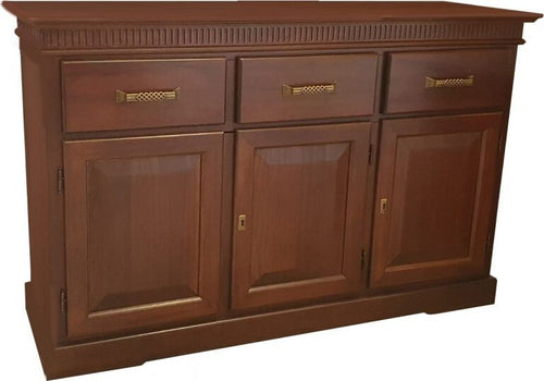 MOBILI-2G---Madia-credenza-classica-3-porte-legno-tinta-noce-150X47X96