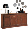 MOBILI-2G---Madia-credenza-classica-4-porte-legno-tinta-noce-200X47X96