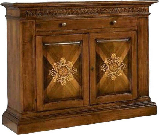 MOBILI-2G---MADIA-CREDENZA-IN-LEGNO-2-PORTE-BASSANO-INTARSIATA-L.151-P.54-H.122