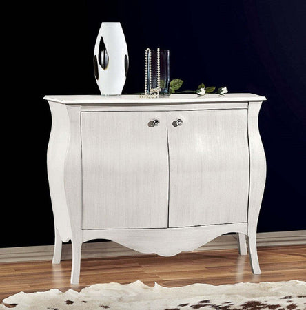 MOBILI-2G---Madia-Credenza-in-legno-2-porte-sagomata-shabby-chic-bianco-l.120-p.54-h.94