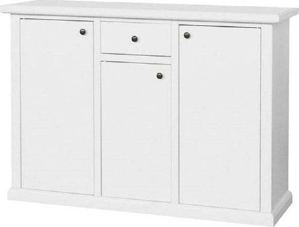 MOBILI-2G---MADIA-CREDENZA-IN-LEGNO-3-PORTE-BIANCO-OPACO-L.120-P.40-H.88