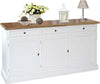 MOBILI-2G---MADIA-CREDENZA-IN-LEGNO-3-PORTE-SHABBY-CHIC-BICOLORE-156x42x85