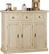 MOBILI-2G---MADIA-CREDENZA-IN-LEGNO-AVORIO-PATINATO-L.100-P.39-H.85