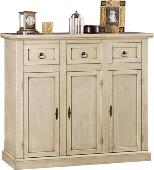 MOBILI-2G---MADIA-CREDENZA-IN-LEGNO-AVORIO-PATINATO-L.100-P.39-H.85
