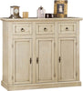 MOBILI-2G---MADIA-CREDENZA-IN-LEGNO-AVORIO-PATINATO-L.100-P.39-H.85
